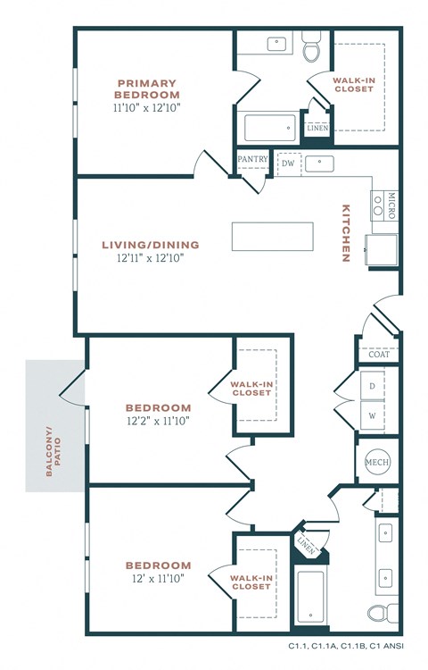a floor plan of a home with a bedroom and a living room